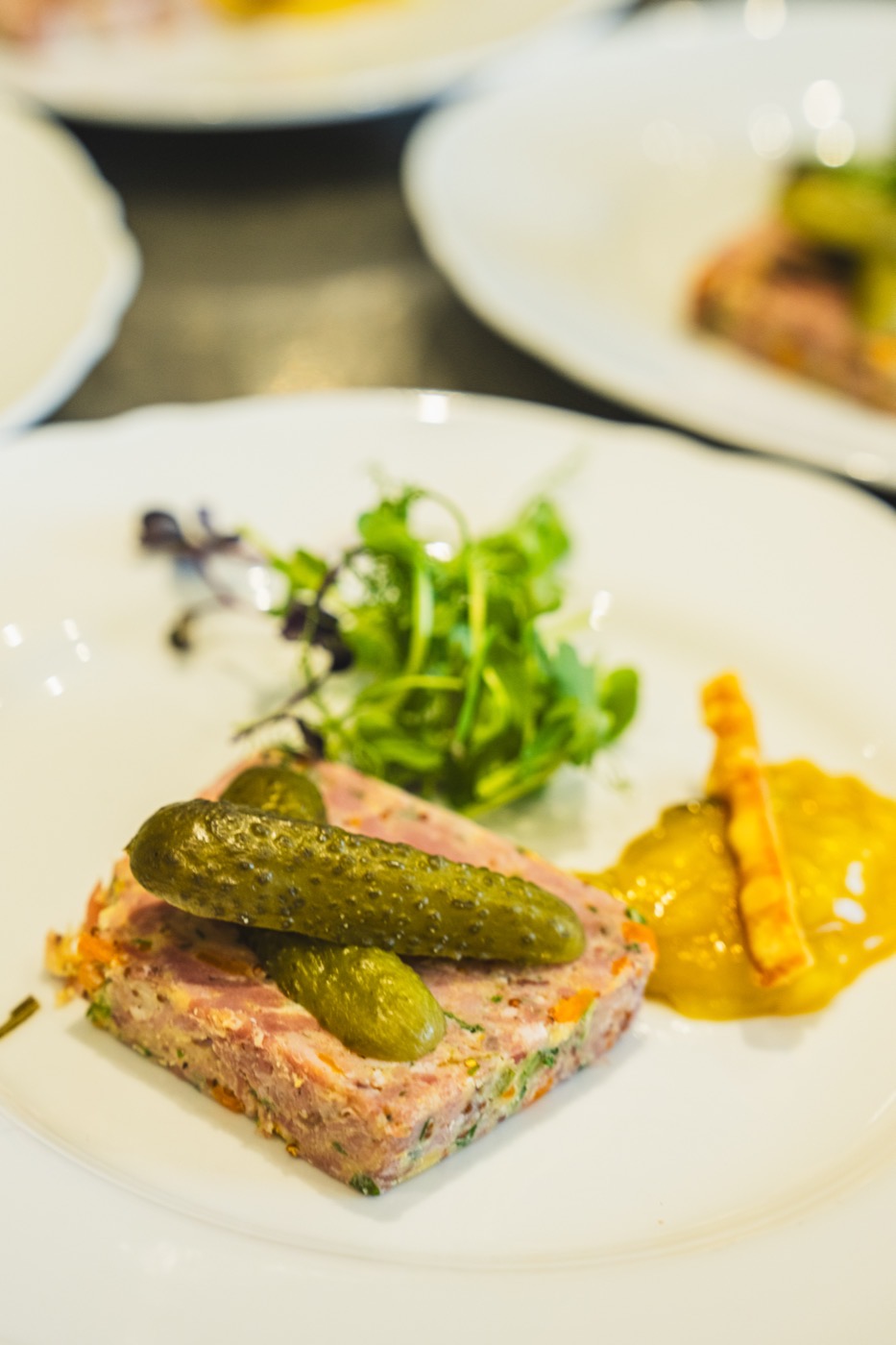 Terrine plated